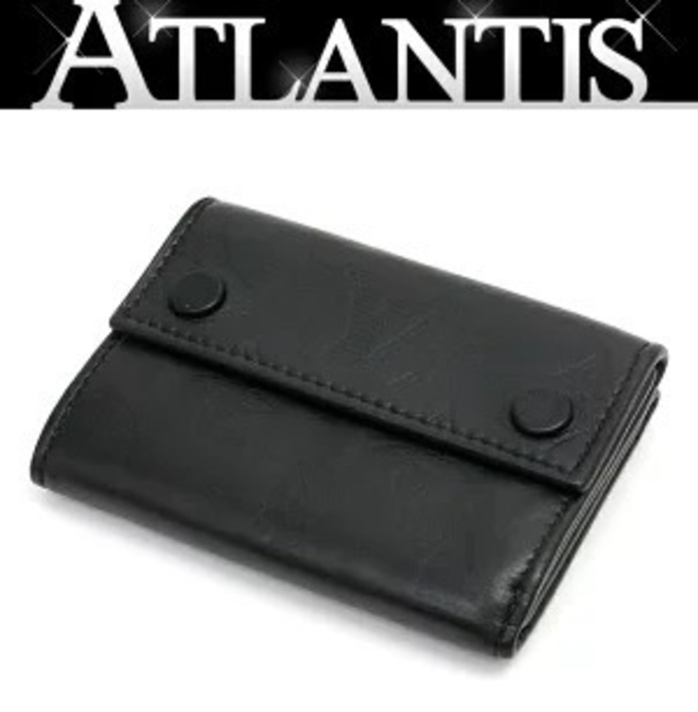 Louis Vuitton Discovery Compact Wallet Monogram Shadow Black